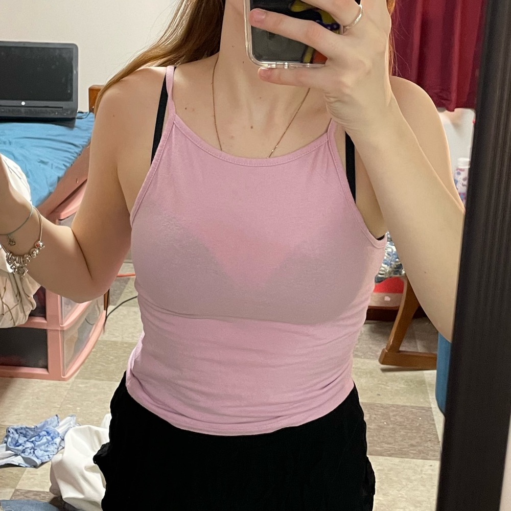 Pink Halter top - Picture 3 of 4